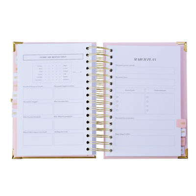 Factory Business Notebook With Custom Logo Print Korean Travel Cute Grid Notebooks And Journals