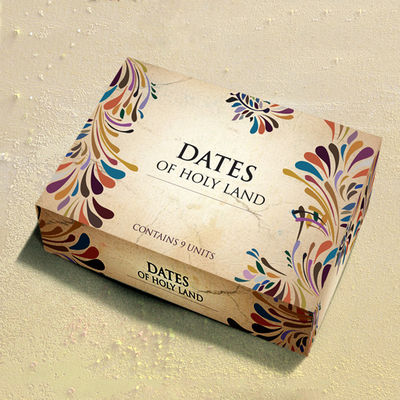 Custom Printed Paper Date Packing Boxes For Ramadan