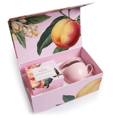 Custom Logo Printing Paper Empty Fancy Coffee Tea Cup Set Gift Packaging Box For Tea Sets