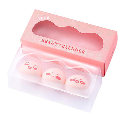 Custom Logo Printed Paper Empty Beauty Make Up Sponge Packaging Box For Sponge