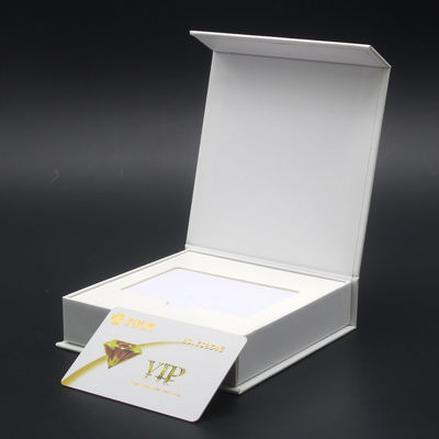 Custom Logo Printing Paper Slim VIP Gift Card Boxes Credit Card Holder Packaging Box For Card