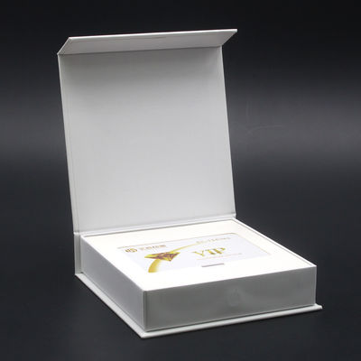 Custom Logo Printing Paper Slim VIP Gift Card Boxes Credit Card Holder Packaging Box For Card