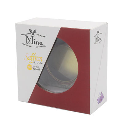 Custom Logo Printed Blank Zafran Saffron Jar Bottle Packing Packages Box