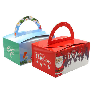 Custom Logo Printed Paper Christmas Artisan Confectionery Candy Favour Gift Packaging Boxes