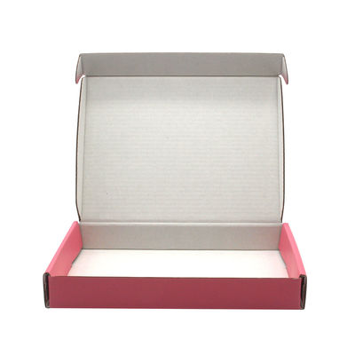 Custom Logo Printing Corrugated Pink Small Custom Mailer Packiging Box