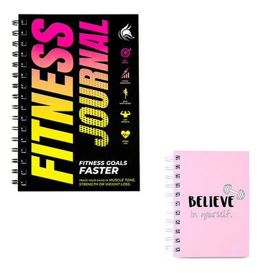 Custom Printing Hardcover Fitness Journal And Planner For Workouts