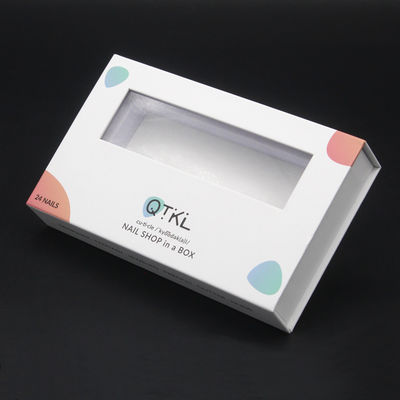 Custom Printing Product Box For Press On Nails Retail Empty Fake False Press On Nail Packaging Box