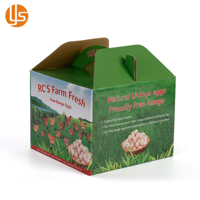 Custom Logo Printed Eggs Packaging Boxes Carton Tray For Egg Packing Box