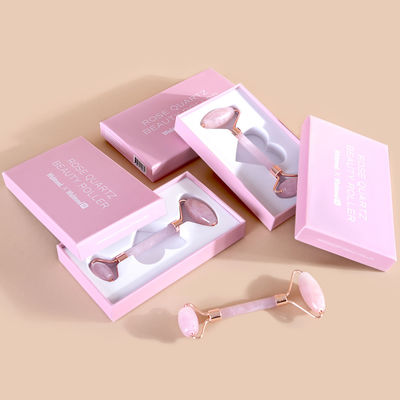 Custom Logo Printed Facial Jade Roller Guasha Gift Packaging Box For Jade Roller Gua Sha