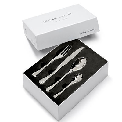 Custom Logo Printed Empty Spoons Forks Knives Cutlery Set Packaging Gift Box