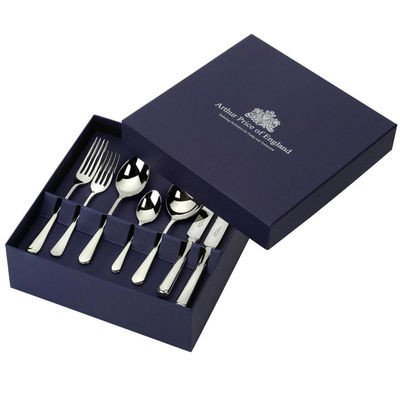 Custom Logo Printed Empty Spoons Forks Knives Cutlery Set Packaging Gift Box