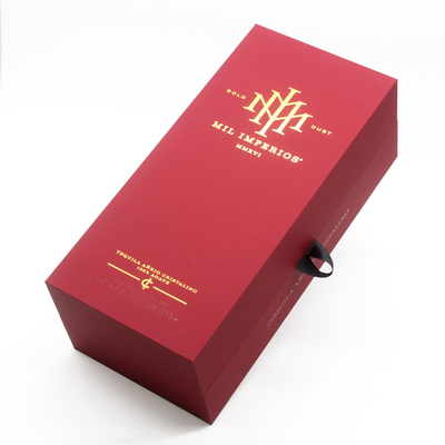 Custom Logo Printed Magnum Alcohol Wine Bottle Packaging Gift Boxes For Wine