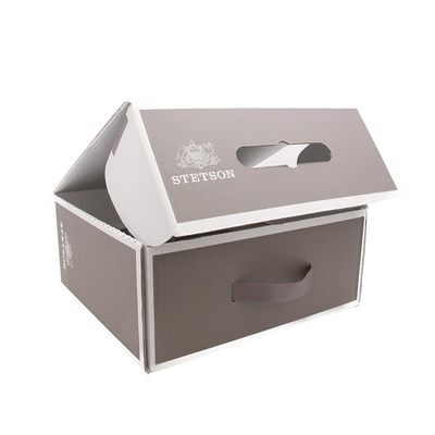 Custom Printed Hat Shopping Box Fadora Cap Hat Packaging Shipping Box For Hat