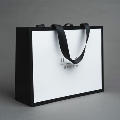 Luxury Custom Paper Packaging Shopping Bag With Logo