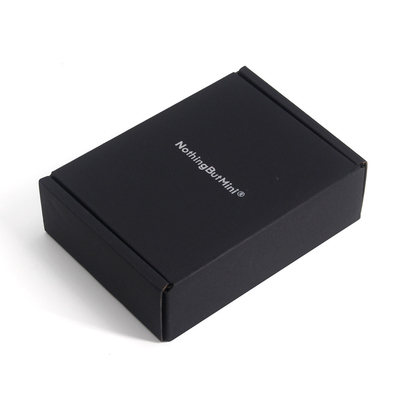 Eco Friendly Custom Logo Printed Black Mailer Shipping Packaging Box