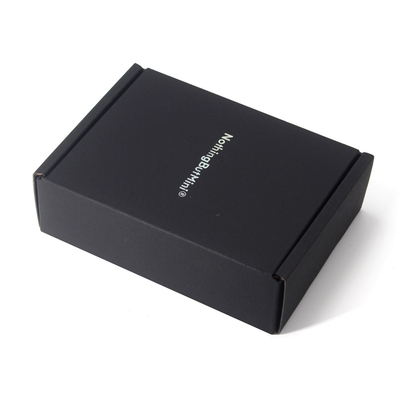 Eco Friendly Custom Logo Printed Black Mailer Shipping Packaging Box