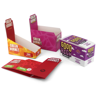 Promotional Shelf Ready Packaging Tear Away Folding Cardboard Counter Display Box
