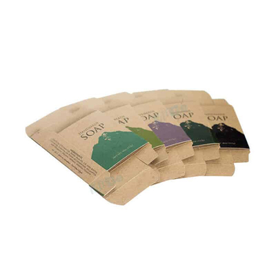 Custom Logo Printing Paper Handmade Soap Bar Packing Boxes For Home Made Soap