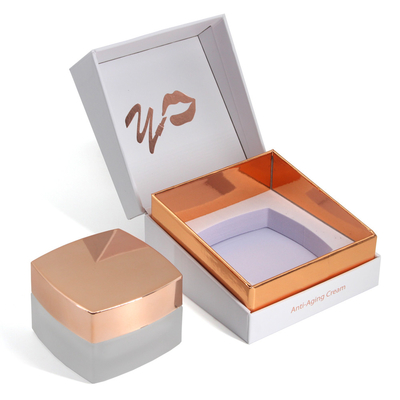 Custom Body Butter Powder Spa Gift Box Cosmetic Skin Care Face Cream Jar Packaging Box