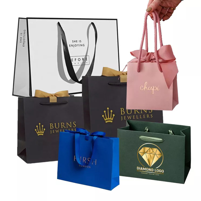 Custom Shopping Bags Logo, Custom Paper Tote Bag