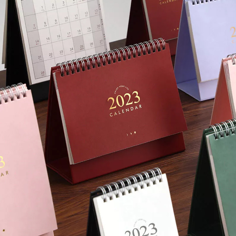 Custom Printing Wholesale Flip Desk Table Calendar 365 Calender 2023