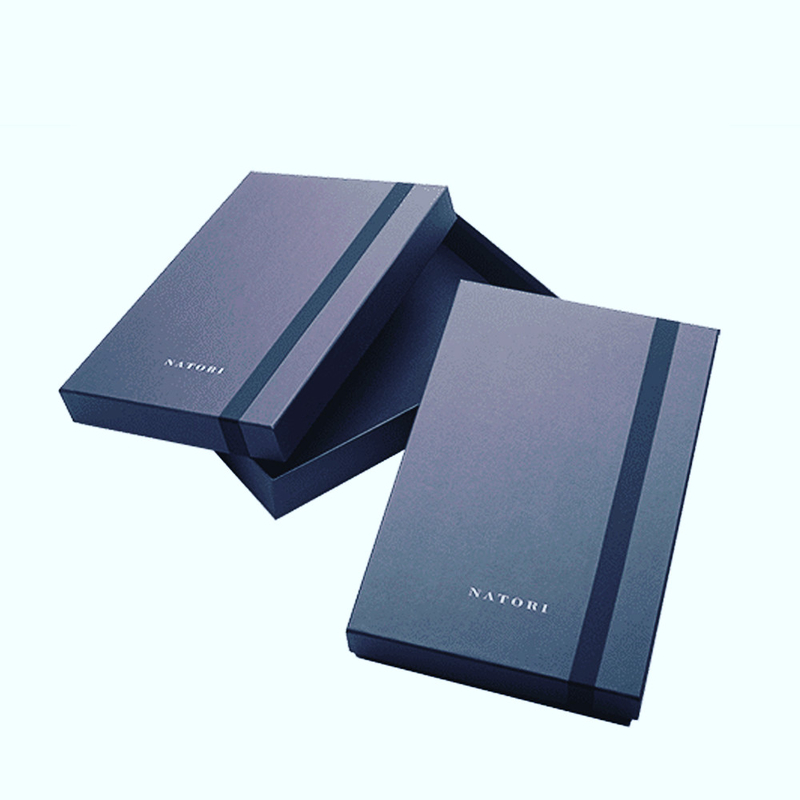 Custom Rigid Thick Gift Box Lid And Base Luxury Top And Bottom Two Layer 2 Piece Gift Boxes Packaging