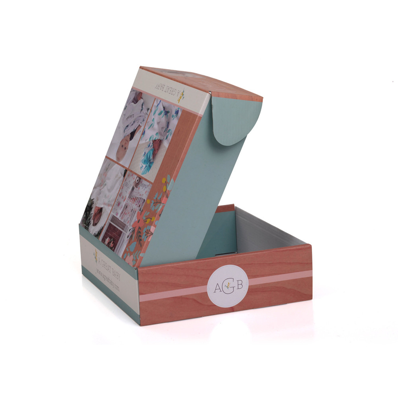 Custom Logo Print Baby Blanket Packaging Box For Blanket