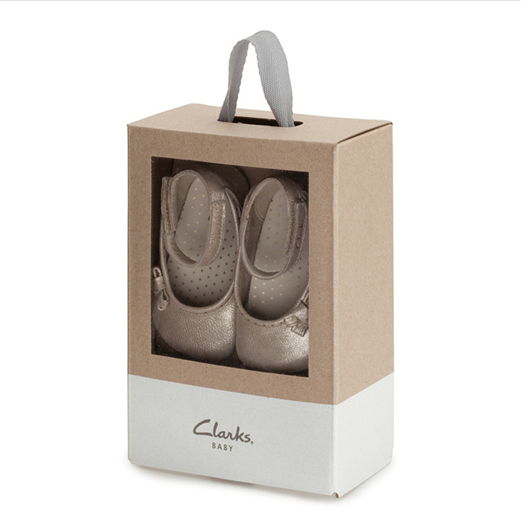 Custom Printing Mini Corrugated Baby Shoe Packaging Box For Gift Packaging