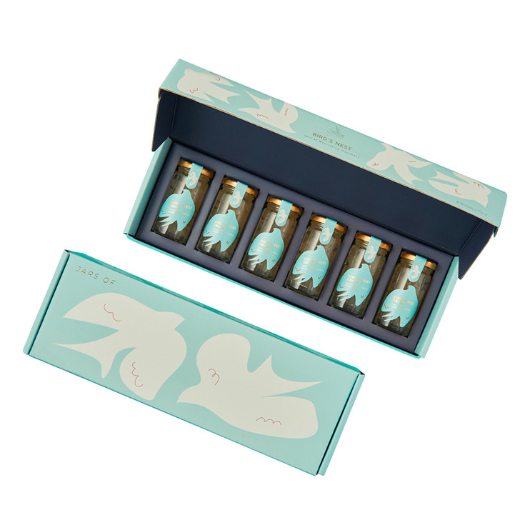 Custom Cardboard Health Care Product Cubilose Bird Nest Gift Paper Birdnest Packaging Box