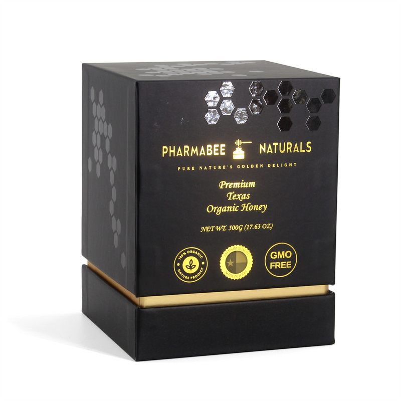 Custom Logo Printing Premium Hard royal Honey Packaging Paper Gift Box