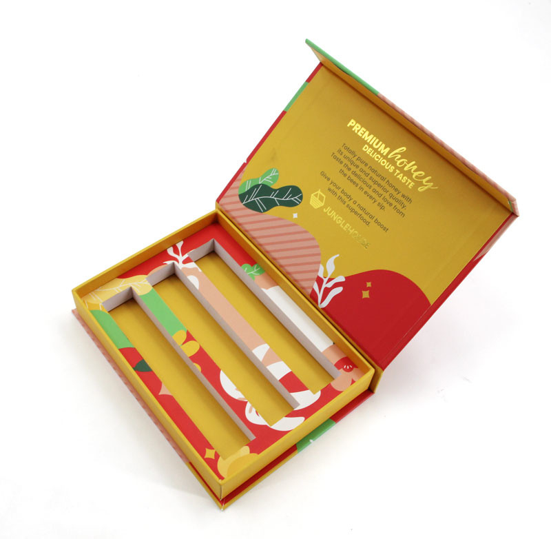 Custom Logo Premium Honey Tube Packaging Cardboard Honey Packing Box