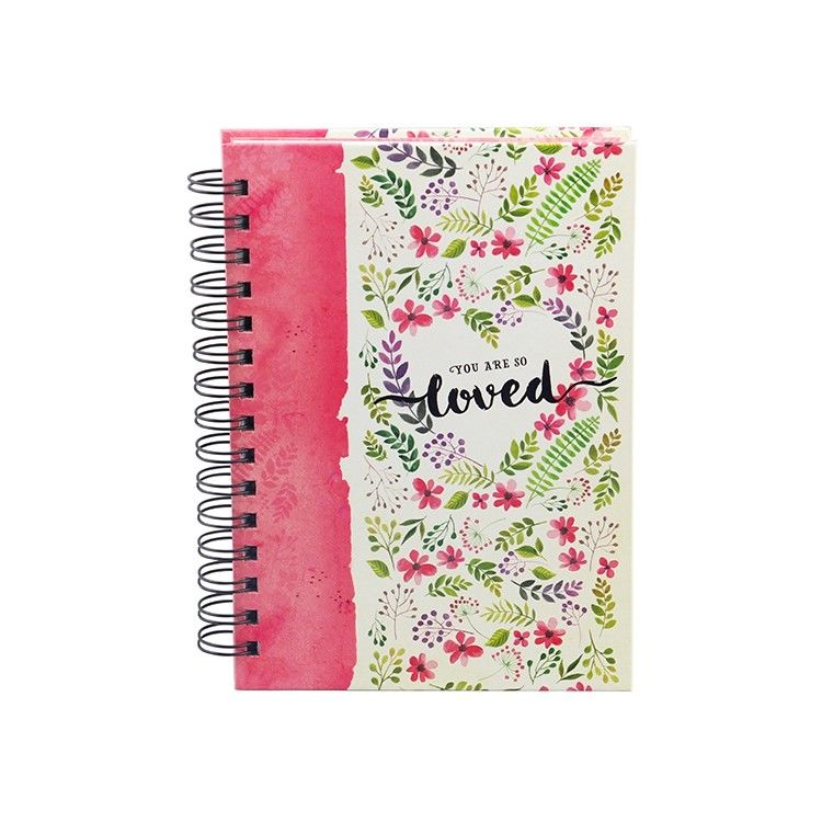 A5 Custom Notebook Printing With Spiral Bound , Personalized Spiral Notepads