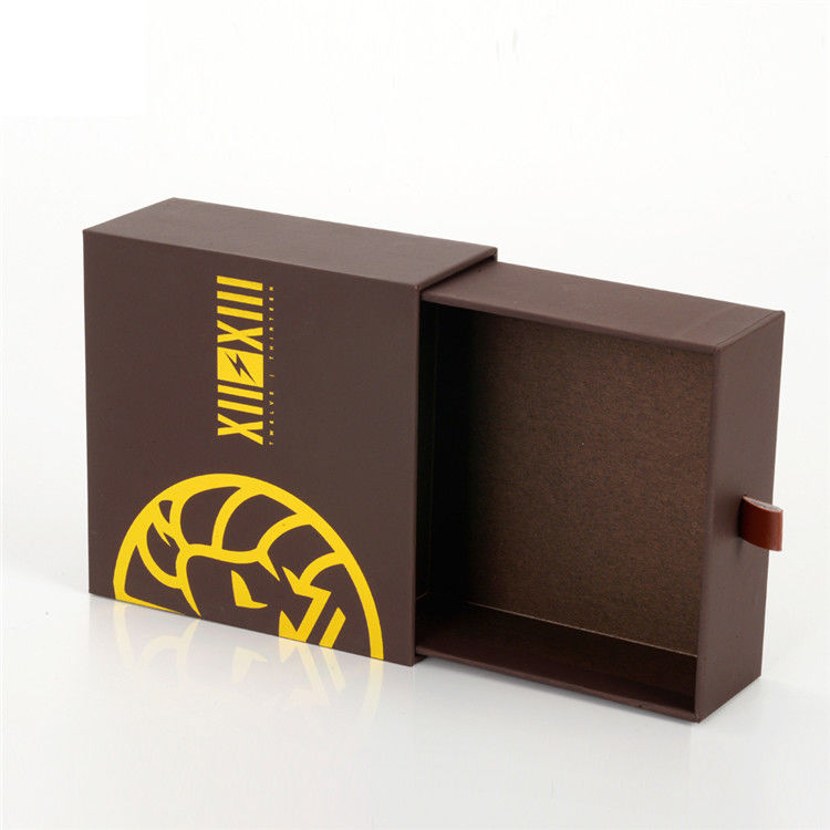 Luxury Small Paper Gift Box Recycled Handmade With Custom Foil Stamping Logo