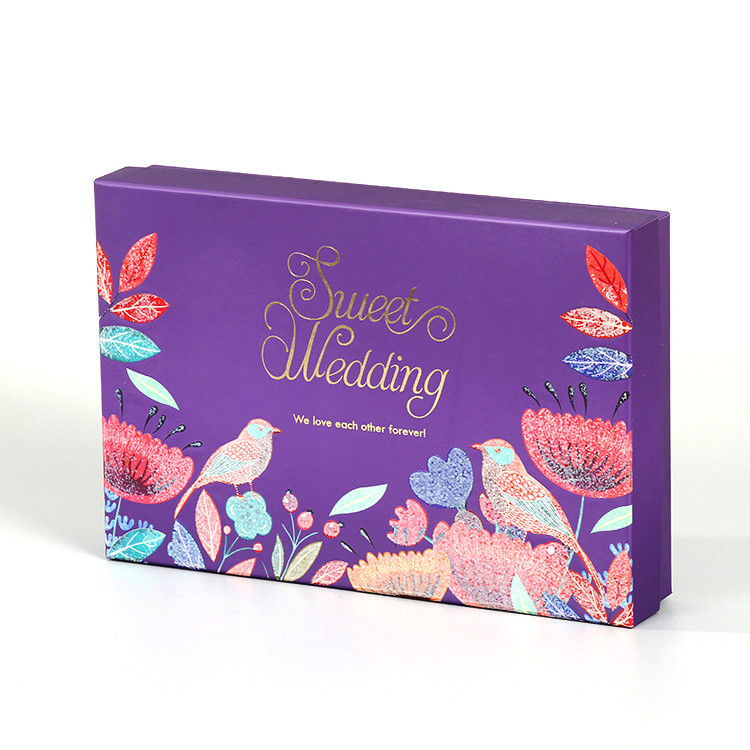 Multi Color Hard Paper Gift Box With Lids , Wedding Decorative Gift Boxes