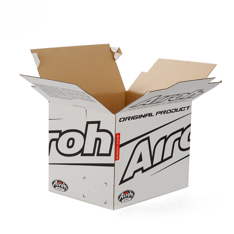 Custom Folding Corrugated Cardboard Box , Corrugated Cardboard Shipping Boxes