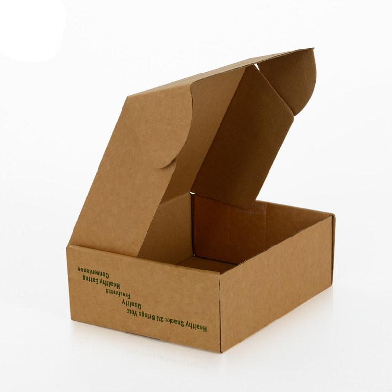 Brown Corrugated Printed Mailer Boxes Cardboard Shipping Boxes Custom