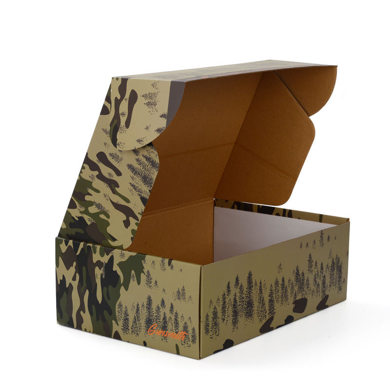 Corrugated Cardboard Mailer Boxes With Custom Logo Full Color Printing