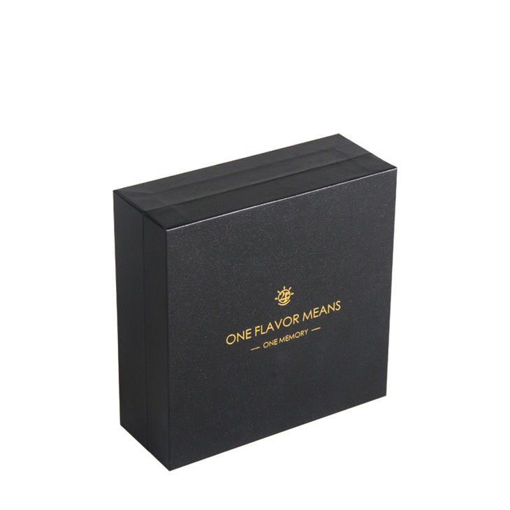 Custom Luxury Paper Gift Box For Perfume With Gold Stamping Logo