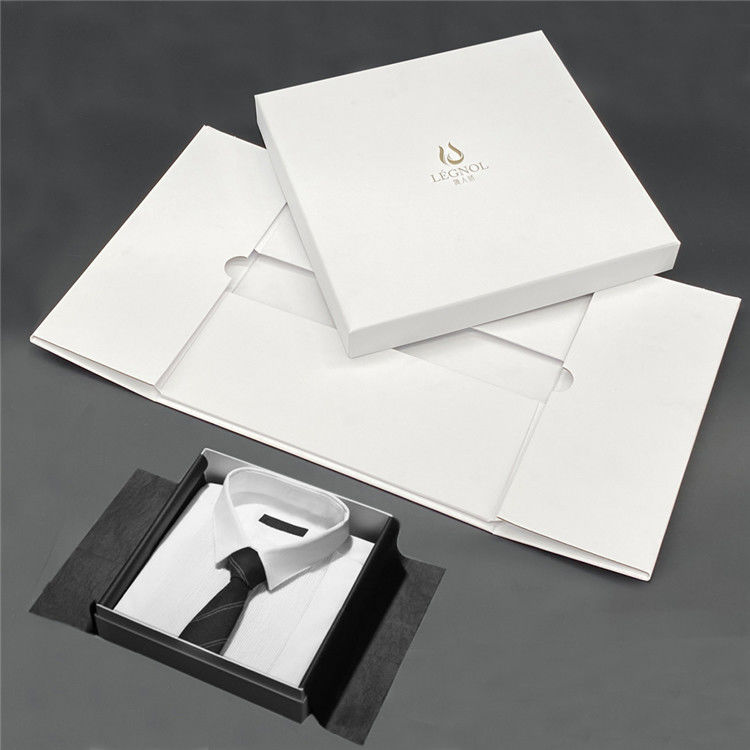 Custom Printed Logo Clothing Paper Box Packaging For Apparel