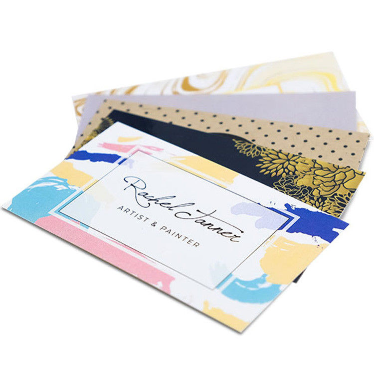 Personality Printed Paper Business Cards Embossed Gold Foil Luxury Business Cards Printing