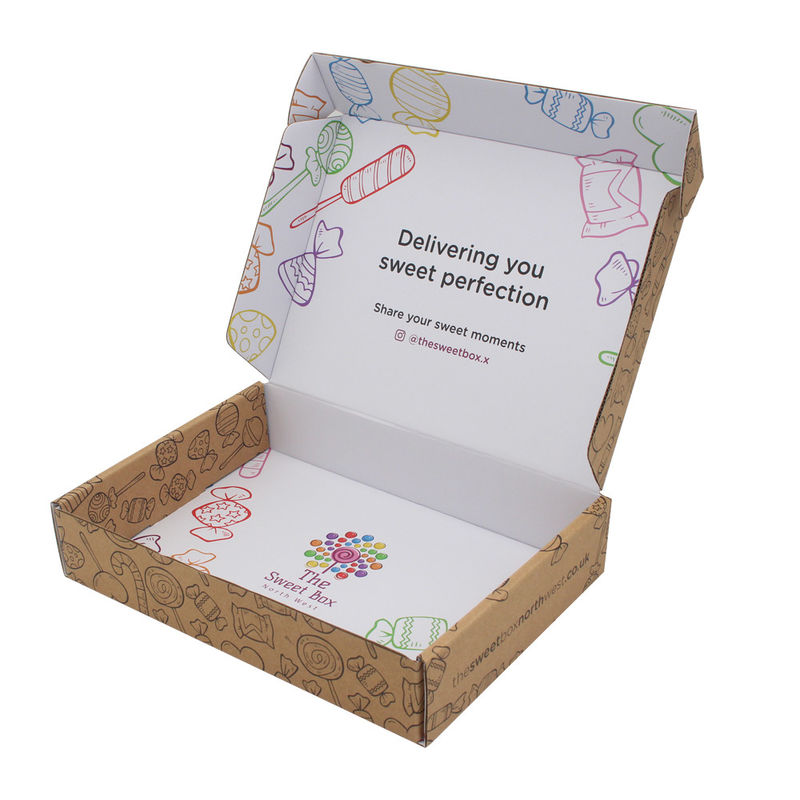 Customised Printing Corrugated Cardboard Packaging Gift Sweet Box