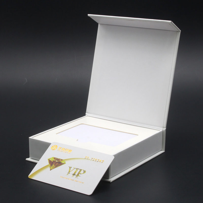 Custom Logo Printing Paper Slim VIP Gift Card Boxes Credit Card Holder ...