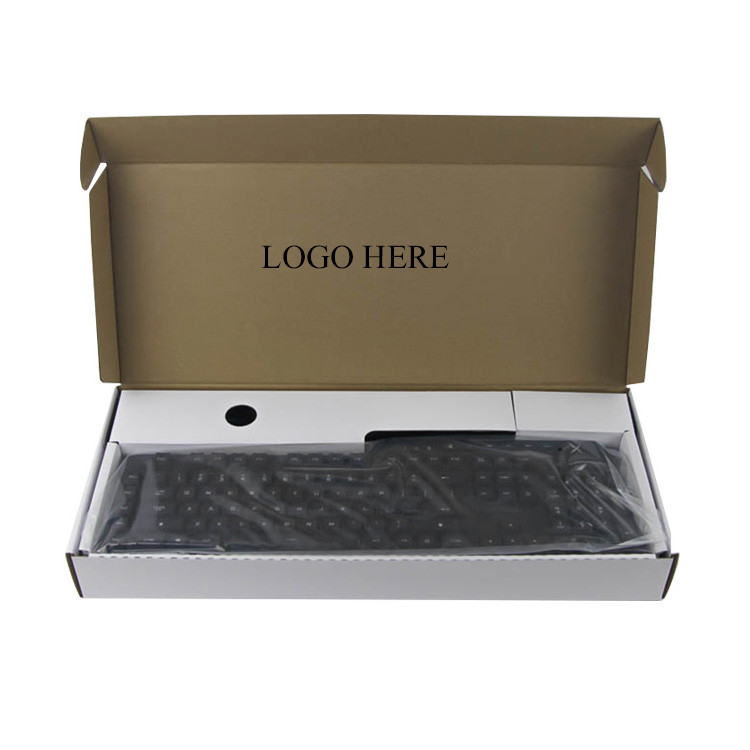 Custom Logo Printed Cardboard Computer Keyboard Packing Shipping Box